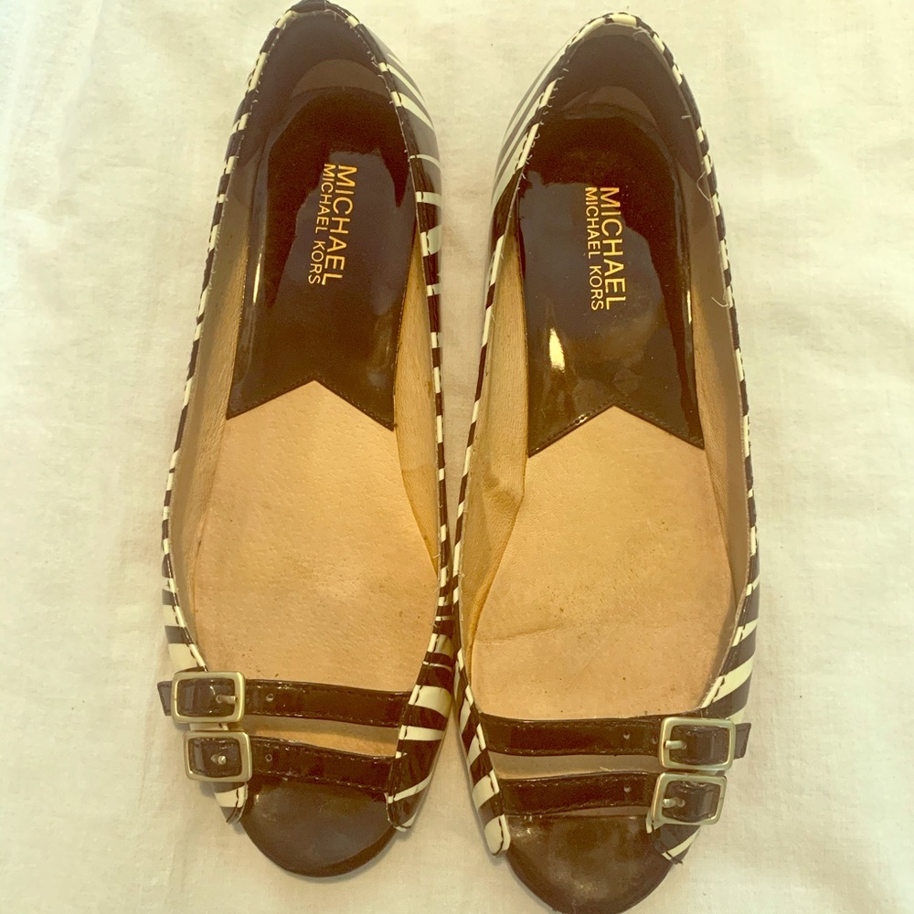 Michael Kors Zebra flats 9